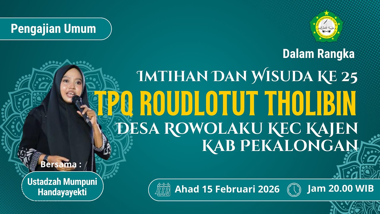 Pengajian Umum Bersama Ustadzah Mumpuni Handayayekti