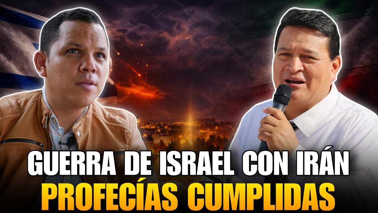 Guerra de Israel con Irán - profecías cumplidas: Conversatorio con Ptr Franklin Salas