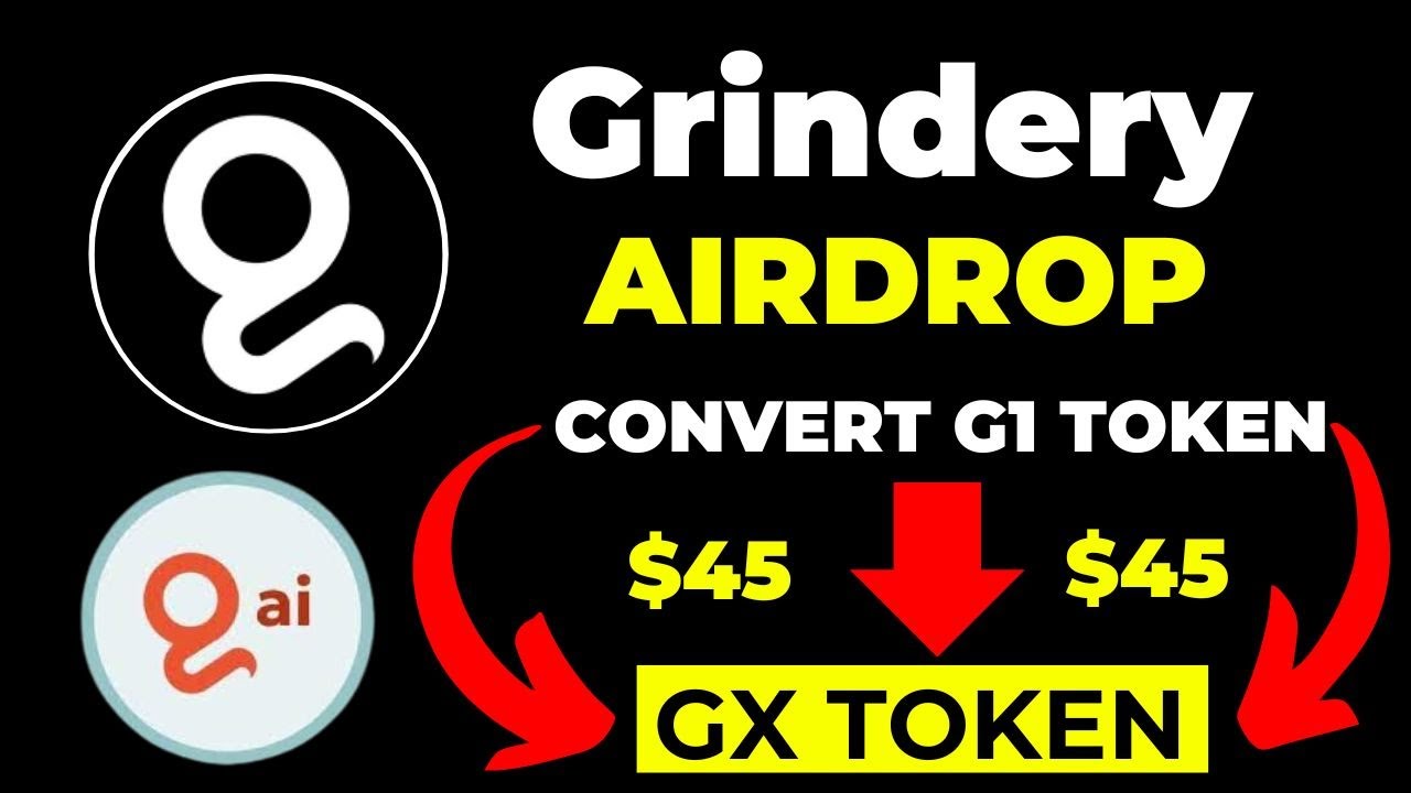 Grindery Airdrop || GX Token Conversion || How To Convert Your G1 Token To GX Token #grinderyai