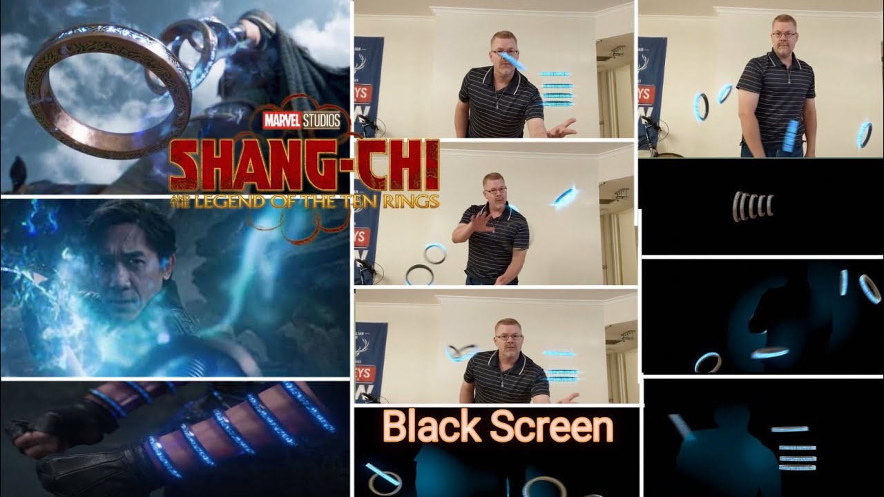 Shang-chi And The Leagend of the Ten Rings /Ten Rings Effect in Black Screen VFX GROUPS Green Screen