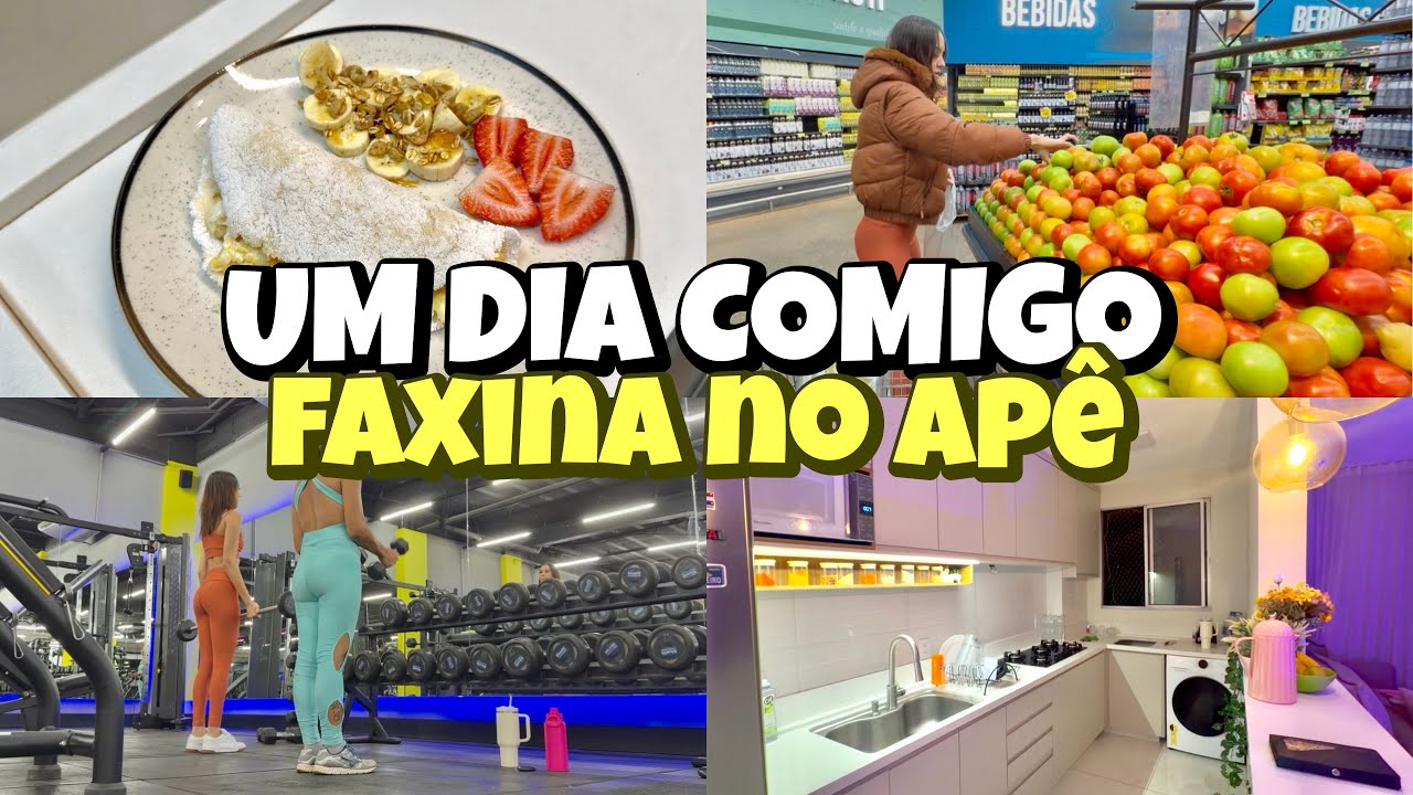 VLOGÃO| dia de faxina do apê| compras no mercado| academia com minha mãe🏠🏋🏼‍♀️🛒🛍️🧽🫧