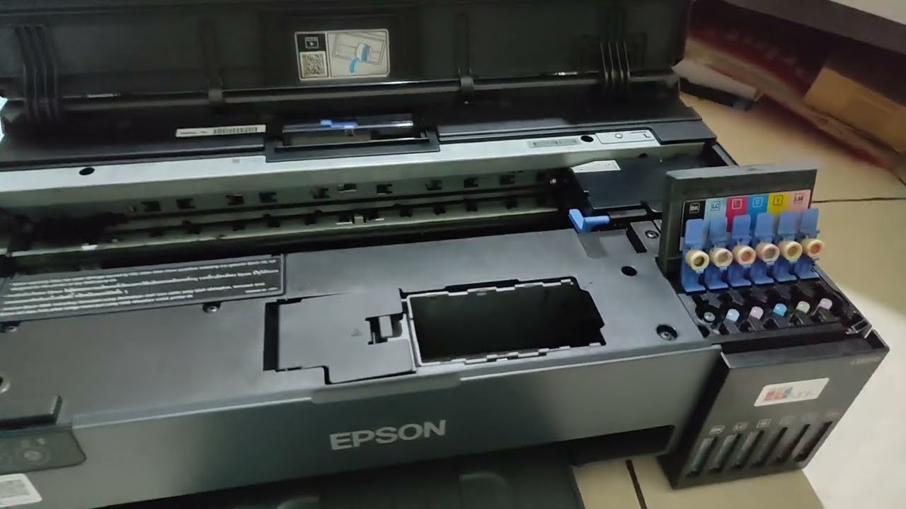 PRINTER EPSON L18050, MENGATASI TINTA TIDAK KELUAR DENGAN POWER CLEANING