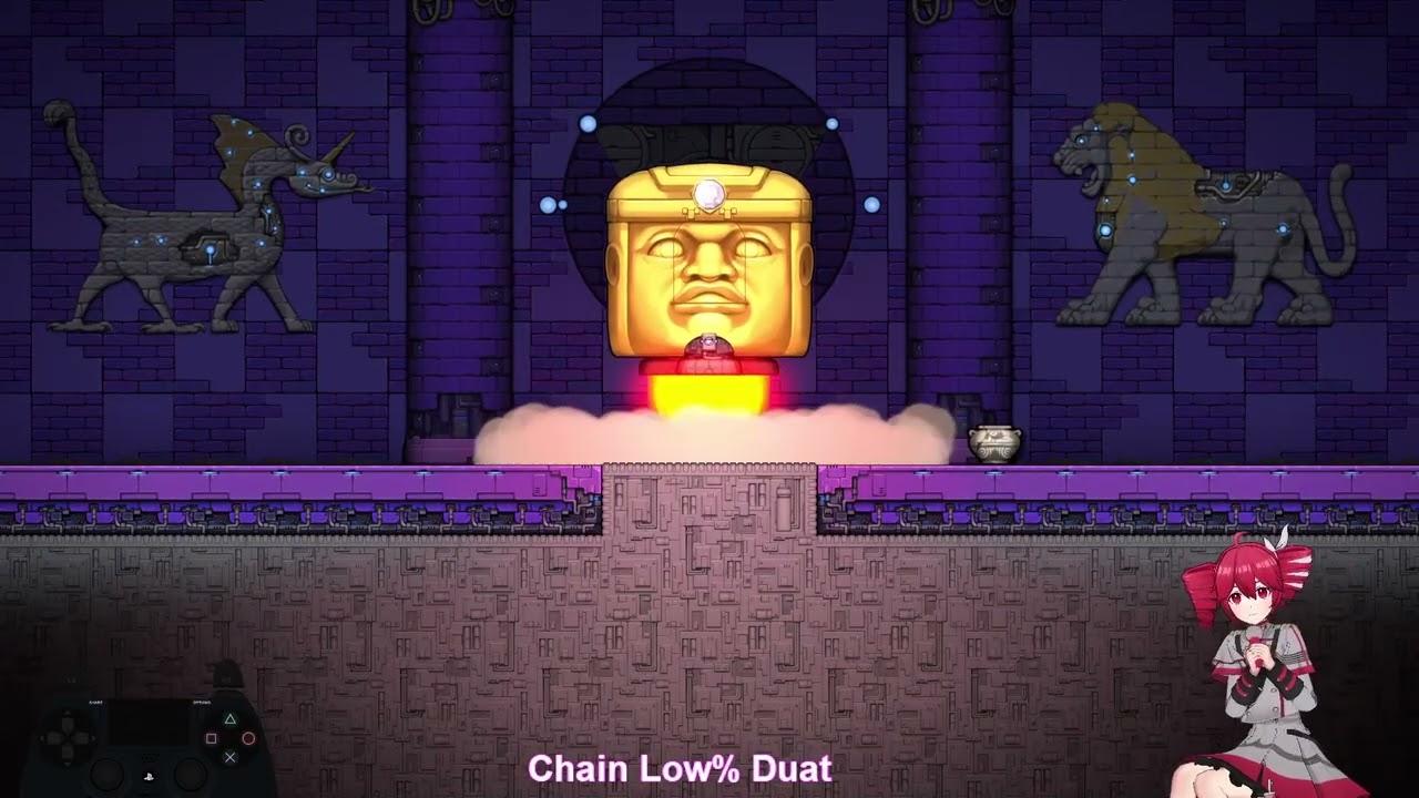 Spelunky 2 Chain low Duat% in 8:26.333