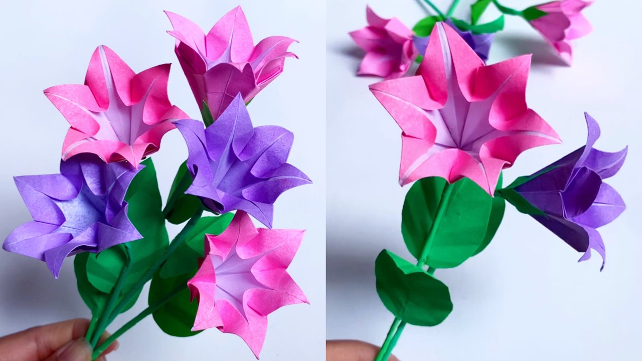 Origami Flower Tutorial| Paper Flower DIY| How To Make Beautiful Paper Flower