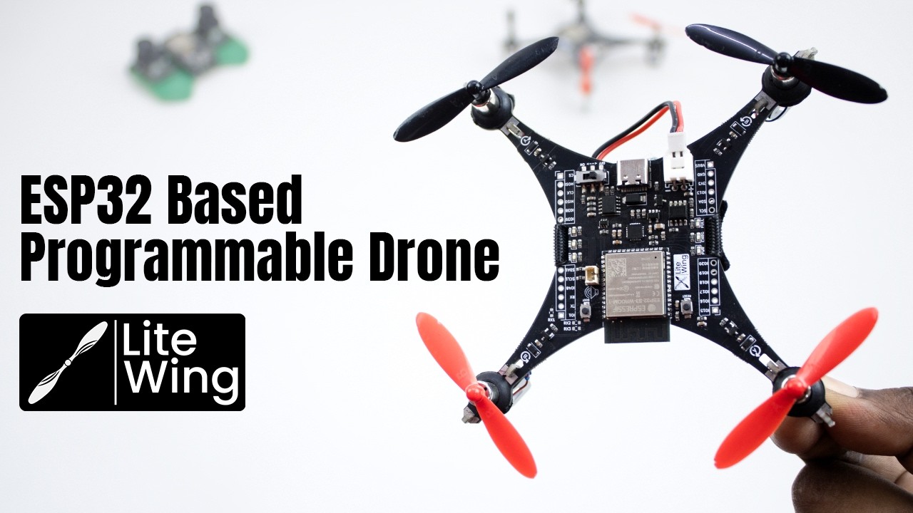 Программируемый дрон с использованием ESP32 &mdash; введение в плату разработки LiteWing!