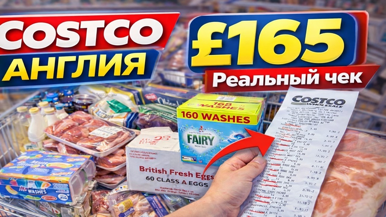 Костко Англия закупка | Что мы купили на £165? Реальный чек