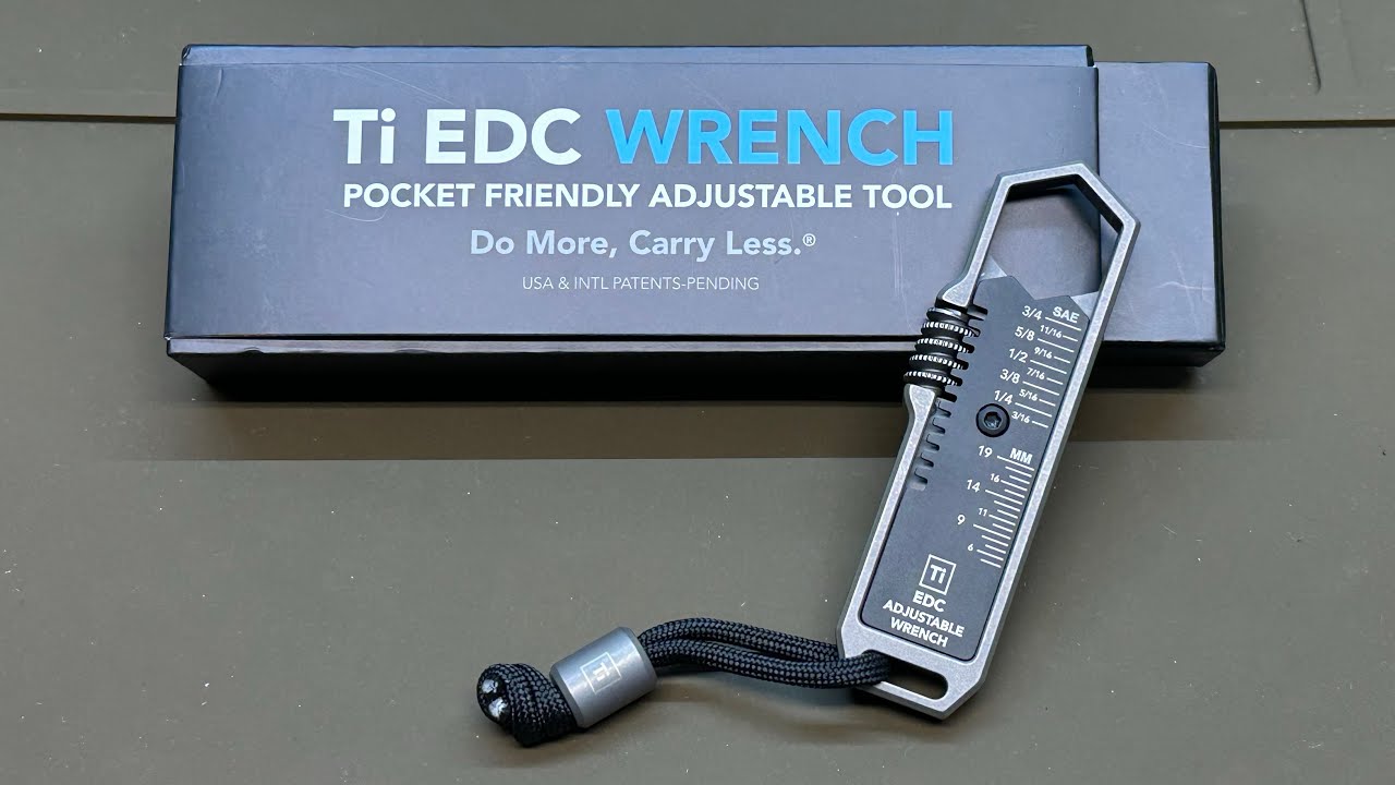 Распаковка титанового гаечного ключа EDC (Big Idea Design)!