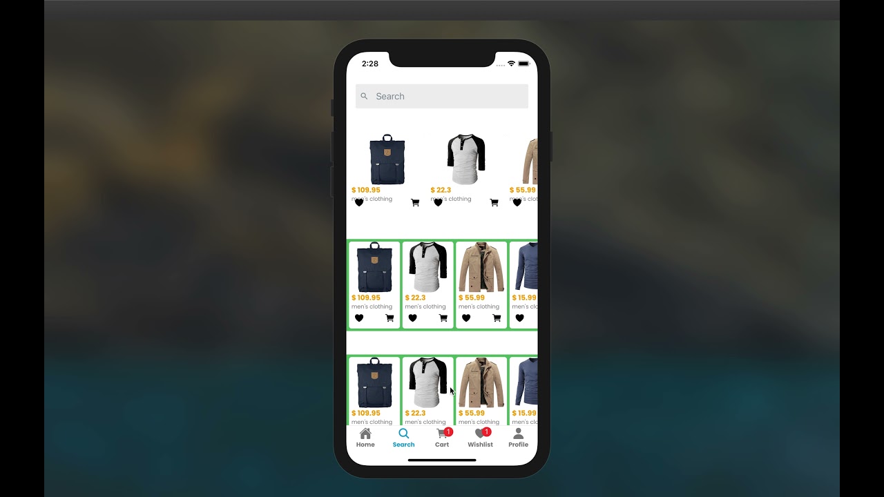 REACT NATIVE - MARKETPLACE DEMO APP