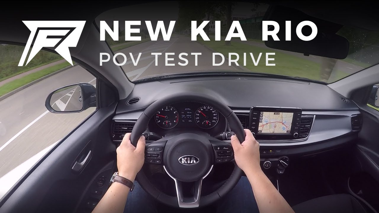2017 Kia Rio 1.0 T-GDI 100HP - POV Test Drive (no talking, pure driving)
