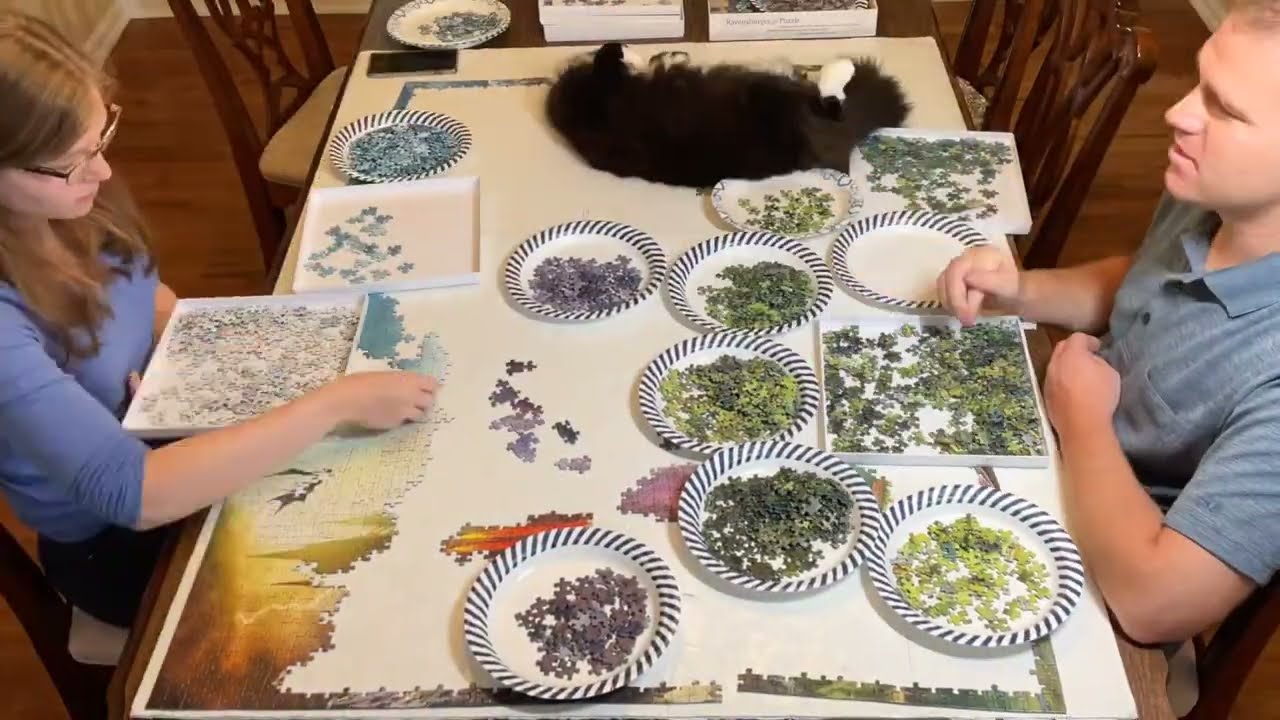 Ravensburger Reign of Dragons 3000 Piece Puzzle Part 1