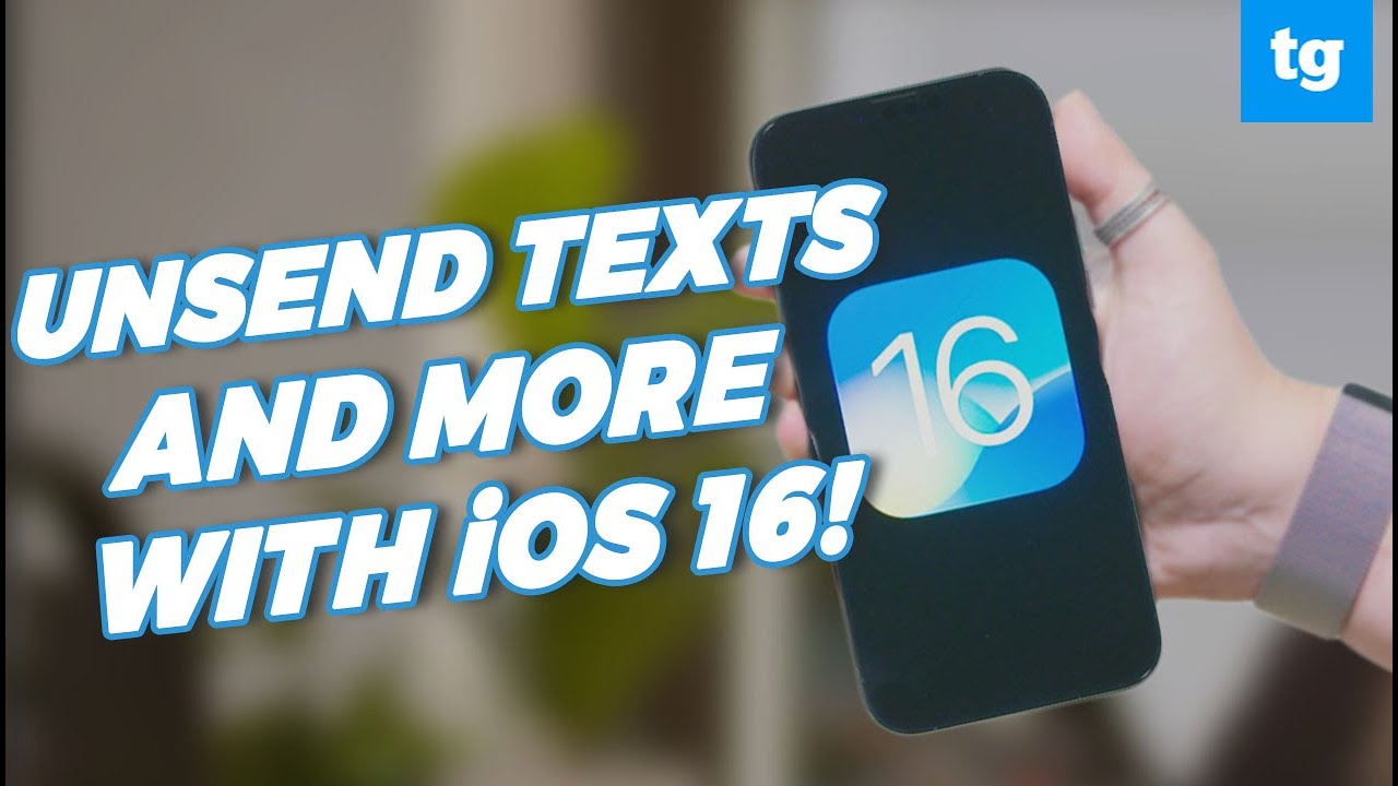 NEW iOS 16 messaging features for iPhone &mdash; edit and unsend texts!