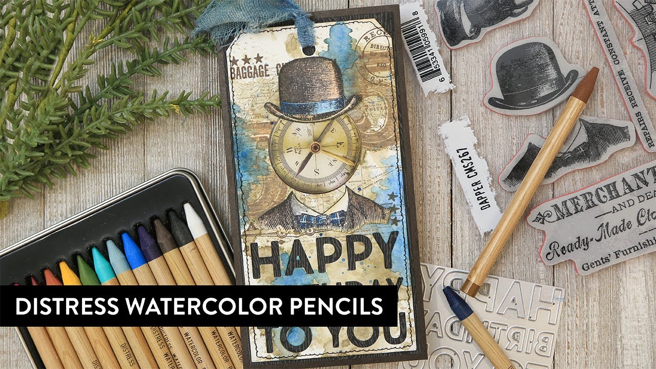 Tim Holtz Distress Watercolor Pencils | They're Not Just For Coloring