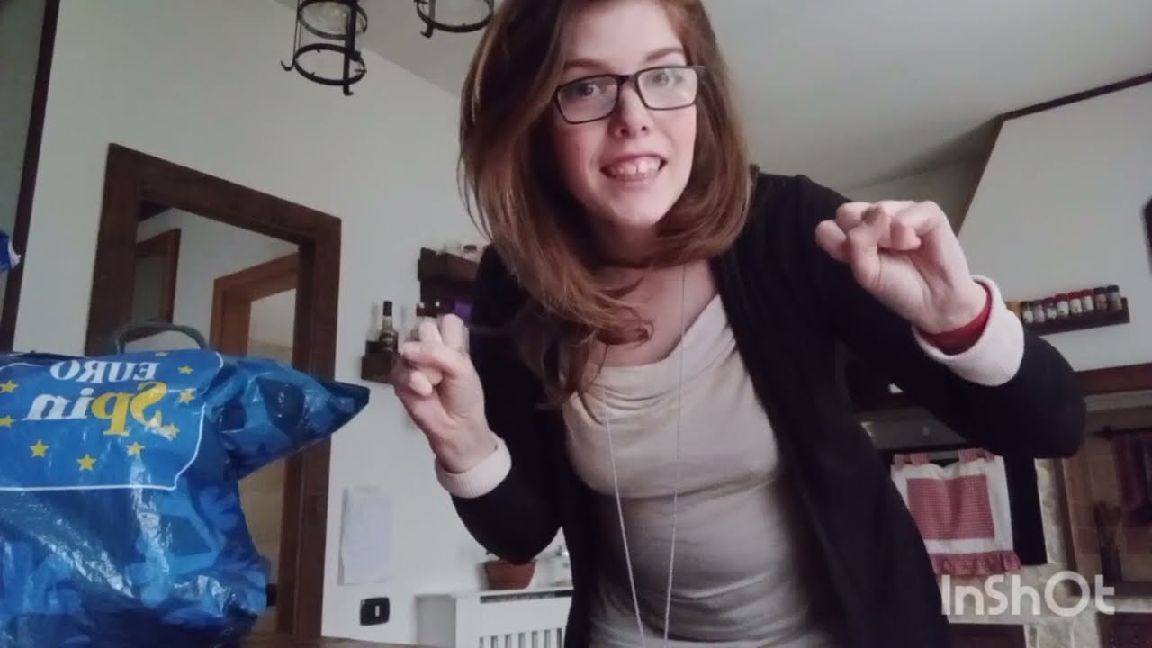 svuota la spesa Eurospin con la panza 🤣