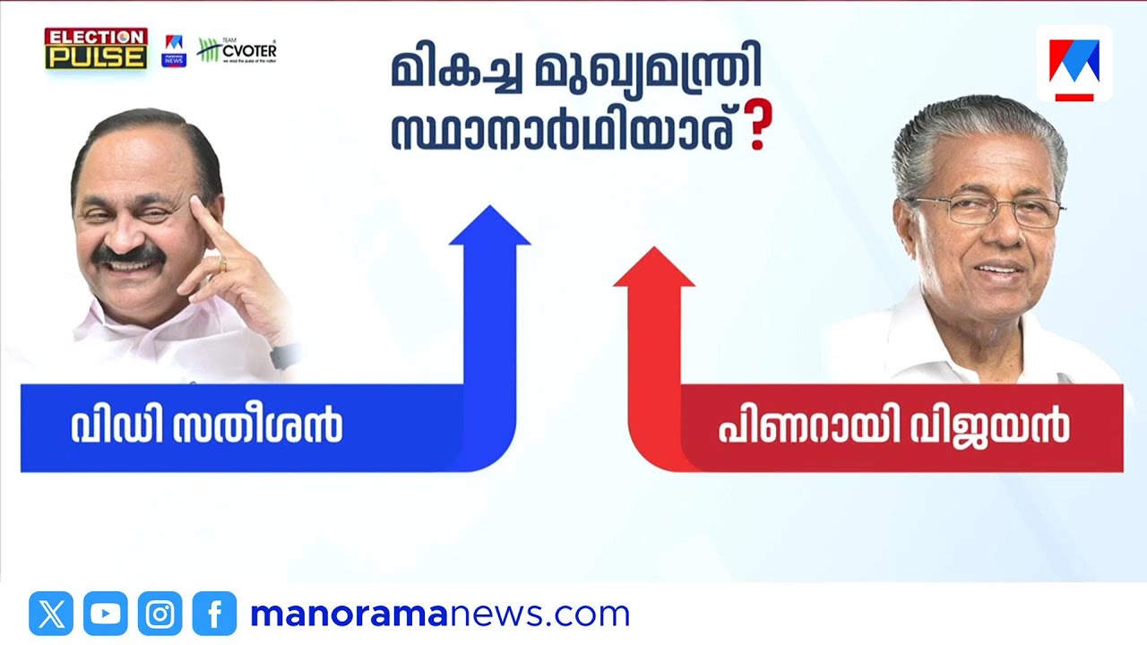 മികച്ച മുഖ്യമന്ത്രി സ്ഥാനാർത്ഥി ആര്? | VD Satheesan | Pinarayi Vijayan