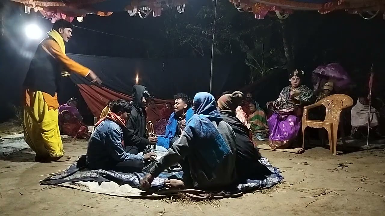 বেহুলা লক্ষিন্দরের বিবাহ রাতে পাশা খেলা।।।🙏🙏🍀🍀💐
