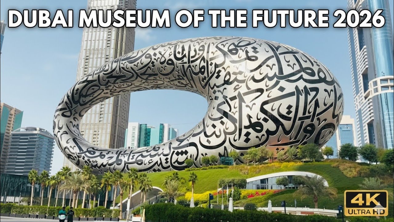 Inside the FUTURE 🇦🇪 Dubai Museum of the Future 4K City Walk 2026 free
