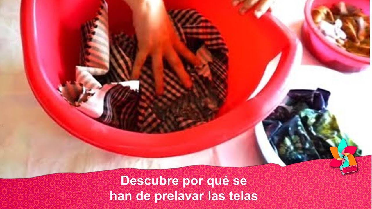 Descubre por qué se han de prelavar las telas