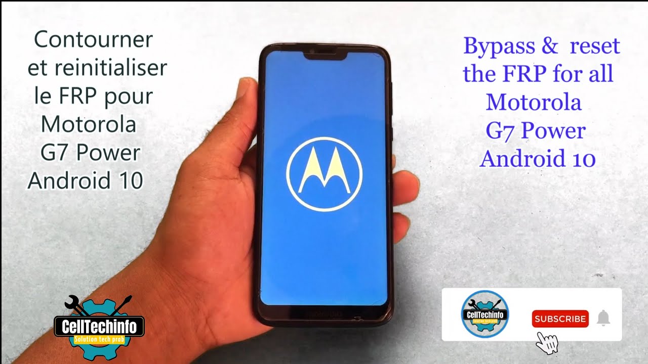 Easy Frp bypass moto G7 power android 10 2021|| reset id compte google moto g7 sans laptop
