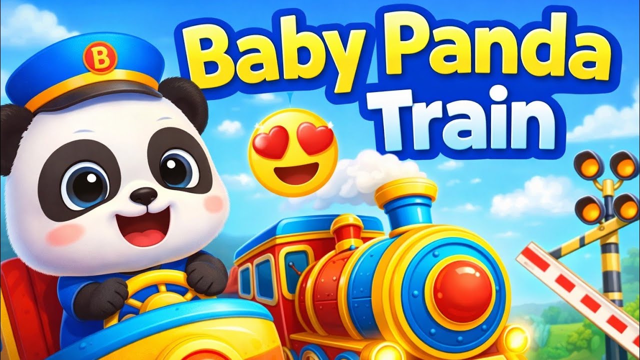 Baby Panda Train Game Hindi  | Train Game for Small Kids