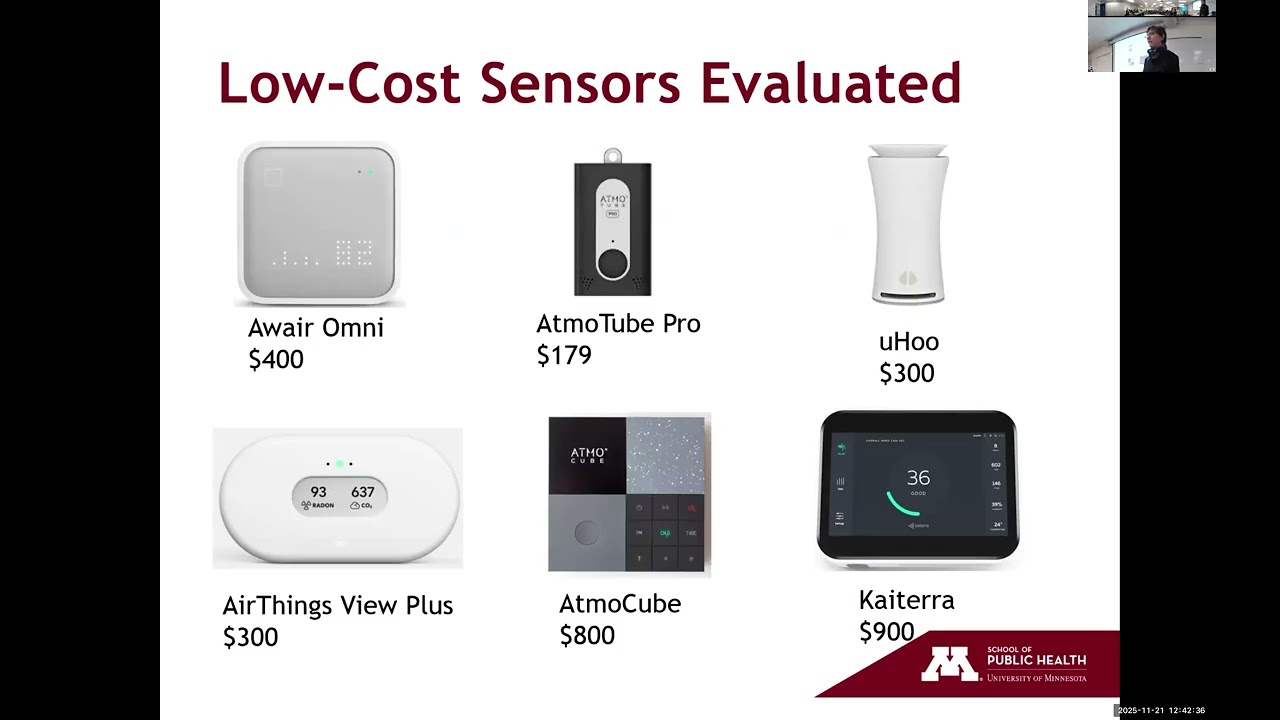 OEH seminar- Applying low-cost sensors and citizen-science to assess Indoor Air Quality (IAQ)