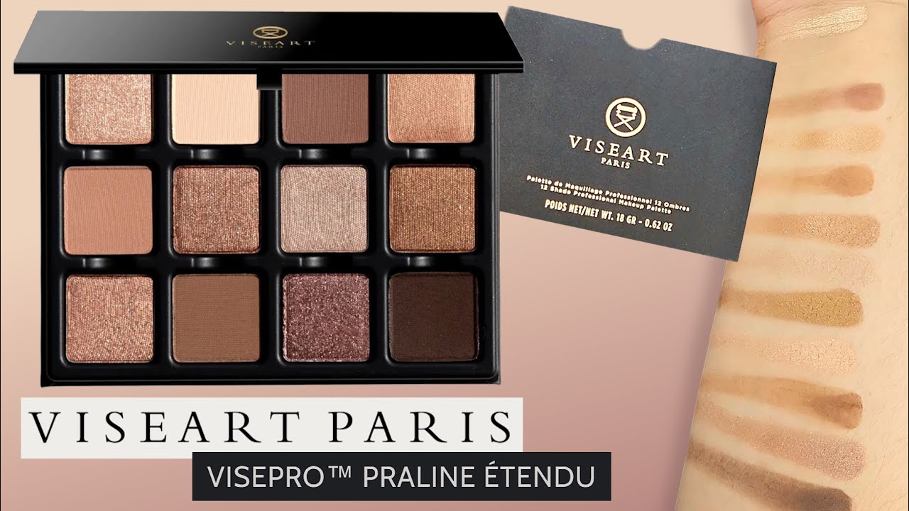 Viseart Paris Praline &Eacute;tendu Swatches - Beautiful Warm Neutrals