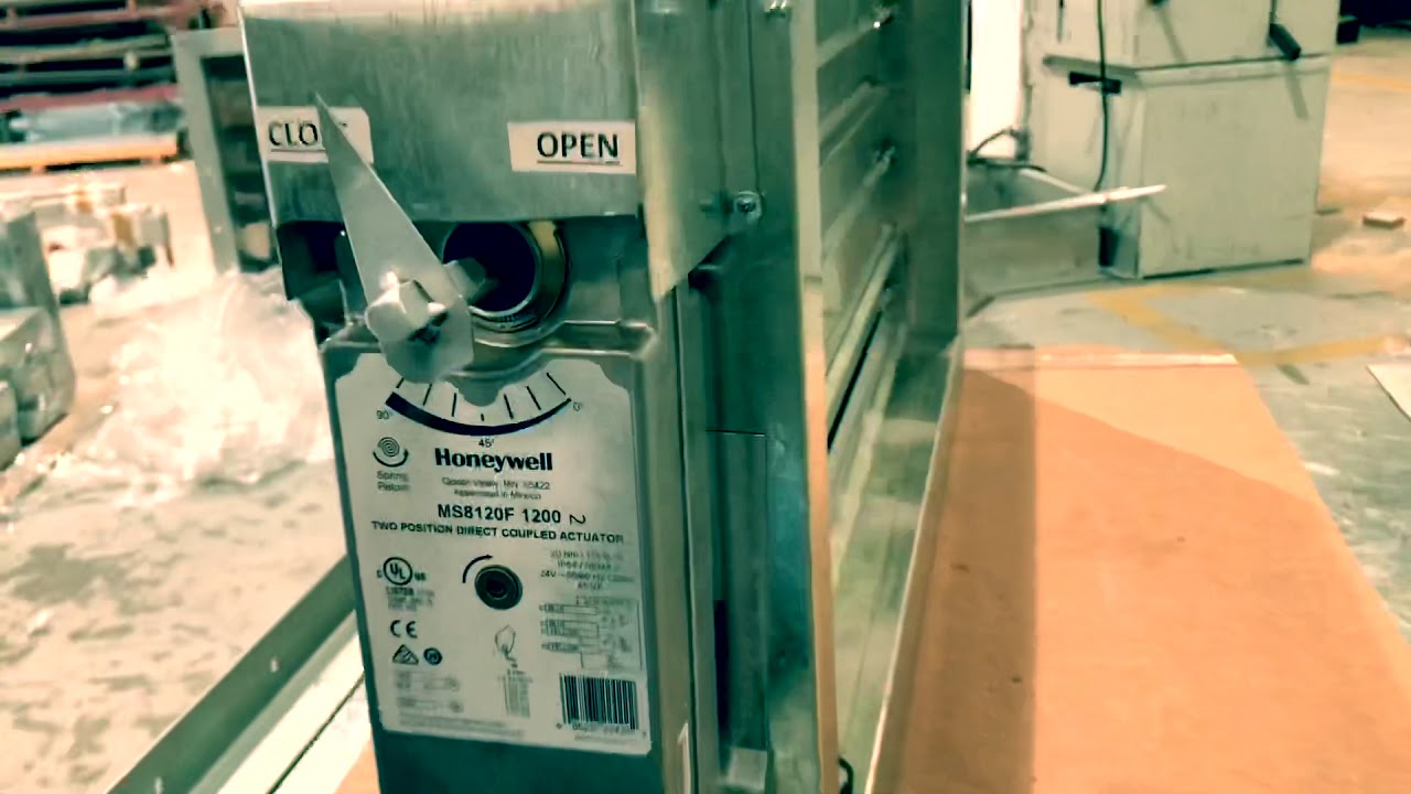 Motorized Control Damper