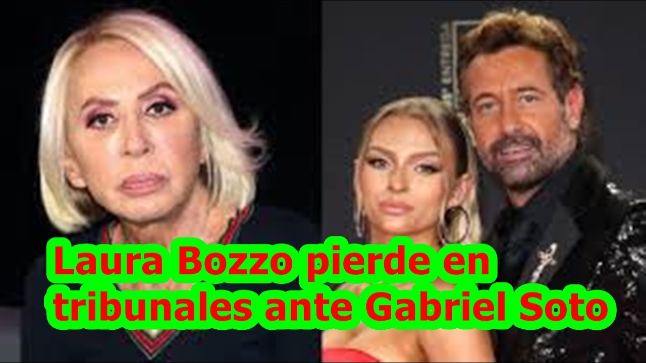 🚨Gabriel Soto gana demanda MILLONARIA a Laura Bozzo ¡LA DERROTÓ EN EL JUZGADO!😱