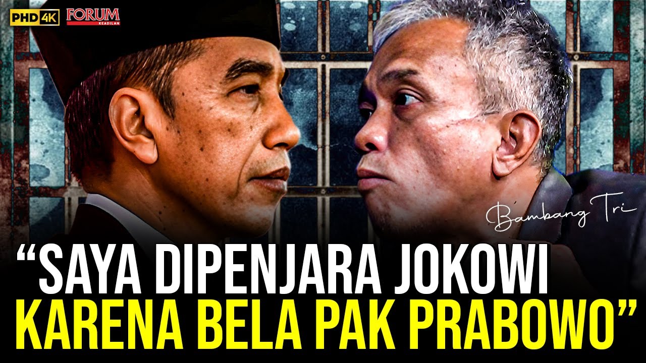 BAMBANG TRI: JOKOWI... SAYA SUDAH BEBAS KOK TETAP DISAKITI