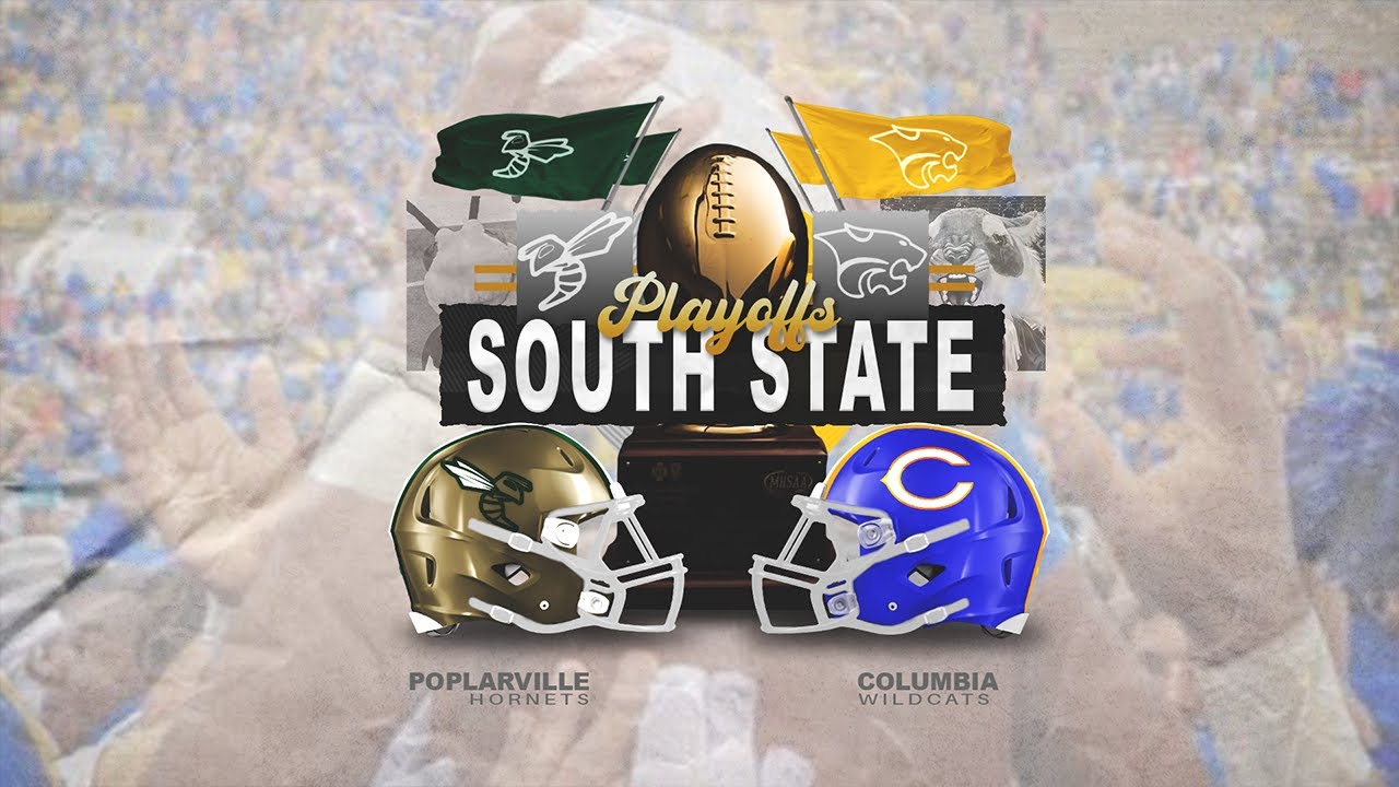 Columbia Wildcats vs Poplarville Hornets | 2025 South State Championship | RECAP