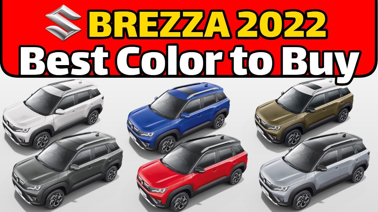 Maruti Brezza 2022 Color Options | Maruti Brezza Best Color to Buy #marutibrezza2022