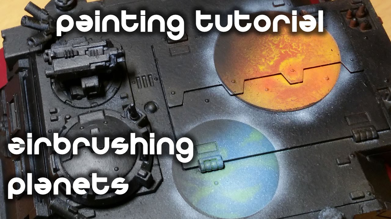How To Airbrush Planets