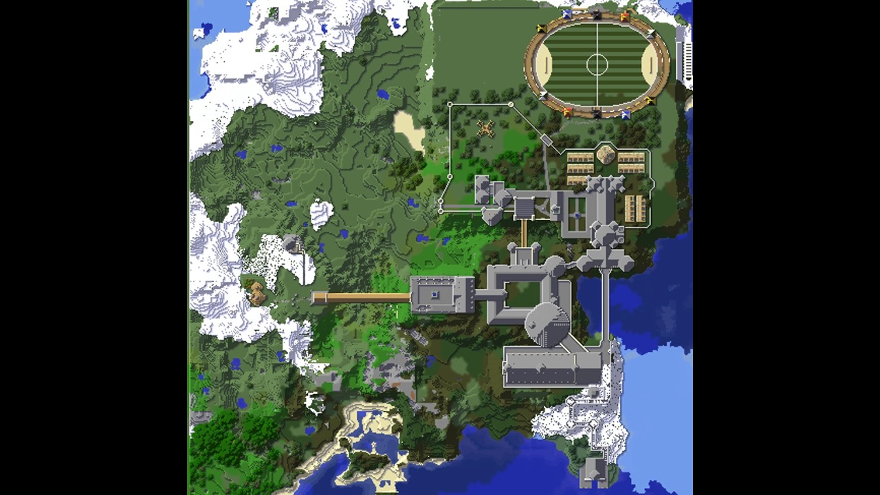 Minecraft | 1x1 Hogwarts Build by khamelion81 on Planet Minecraft