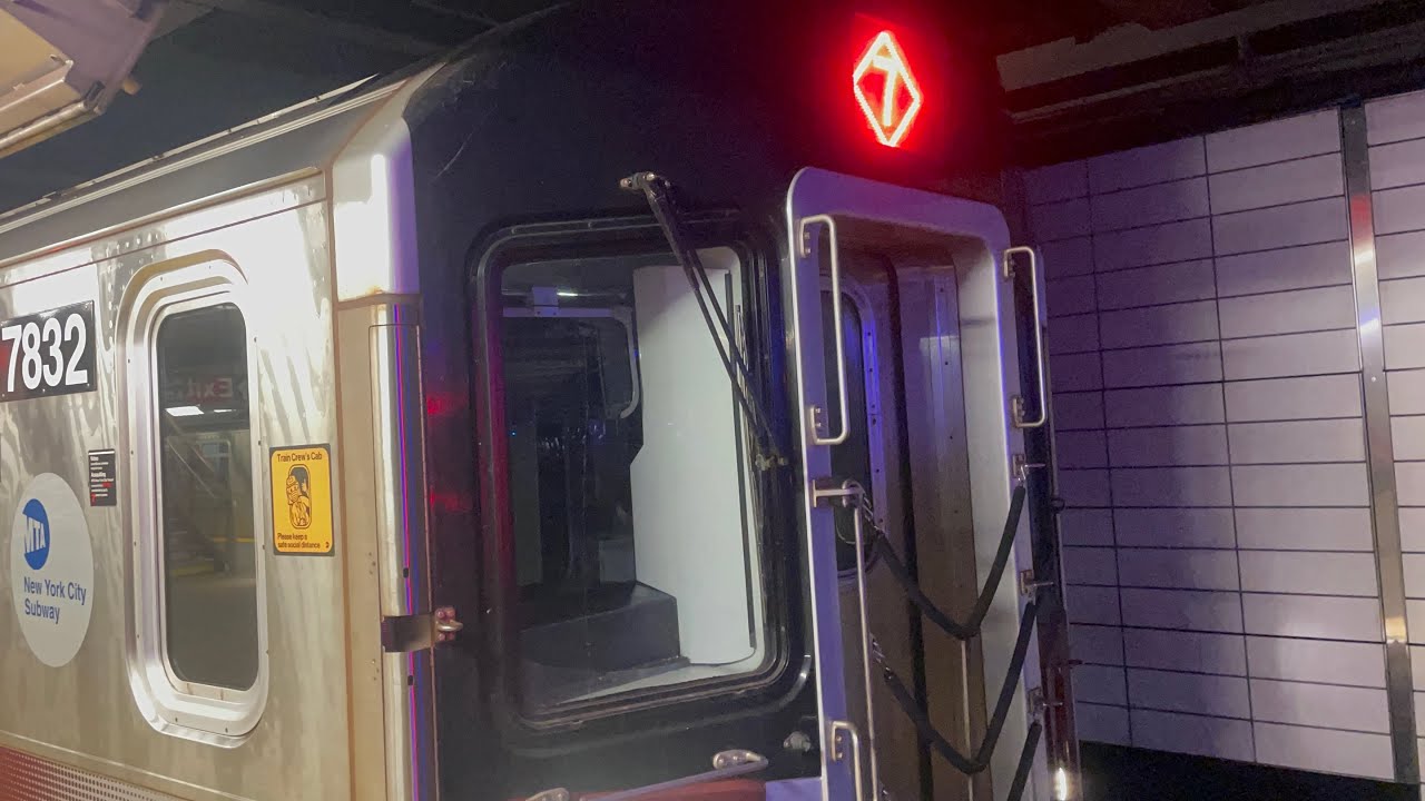 PM Rush Hour R188 7 Express Train Ride from 34th Street – Hudson Yards to Flushing – Main Street