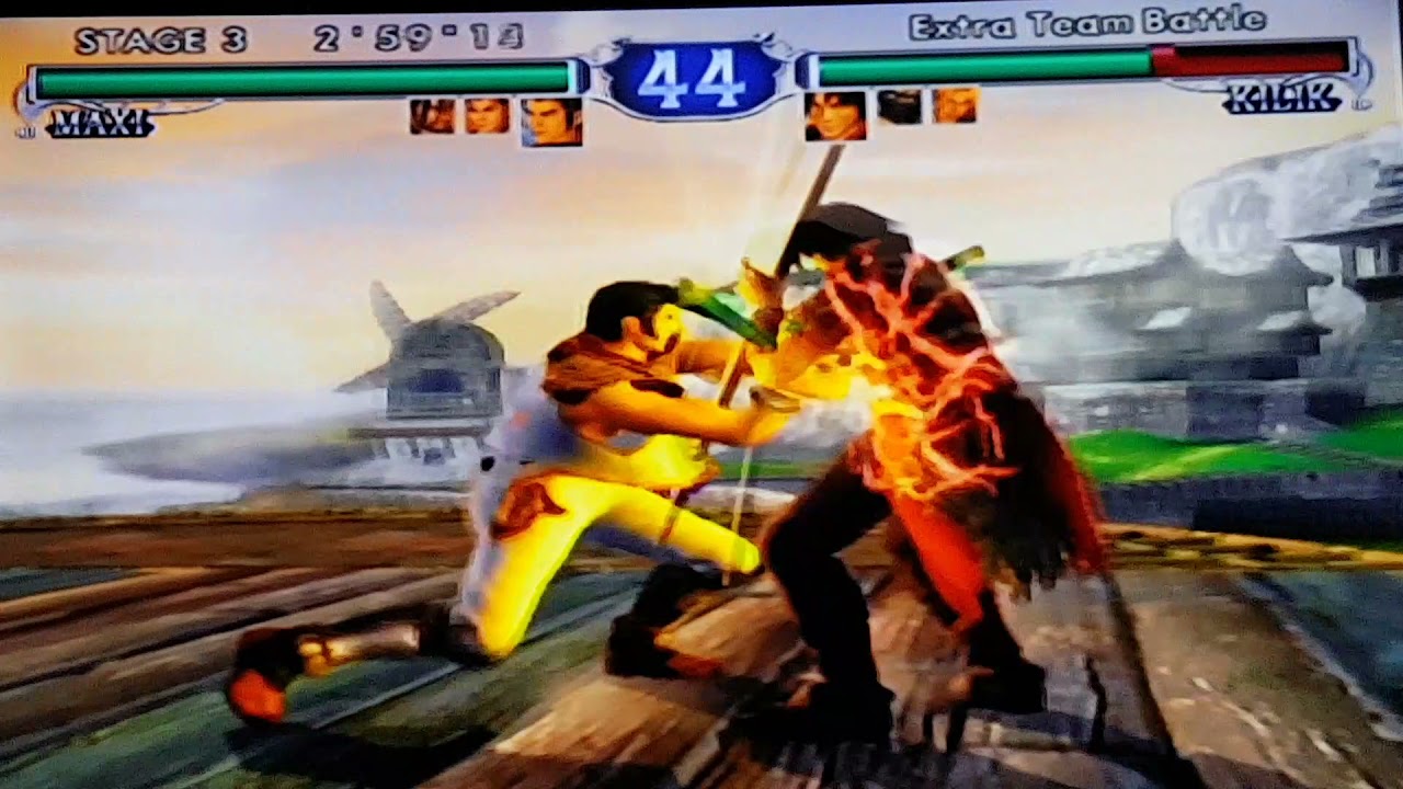 Soul Calibur 2 Extra Team Battle Mode Maxi Yunsung Mitsurugi