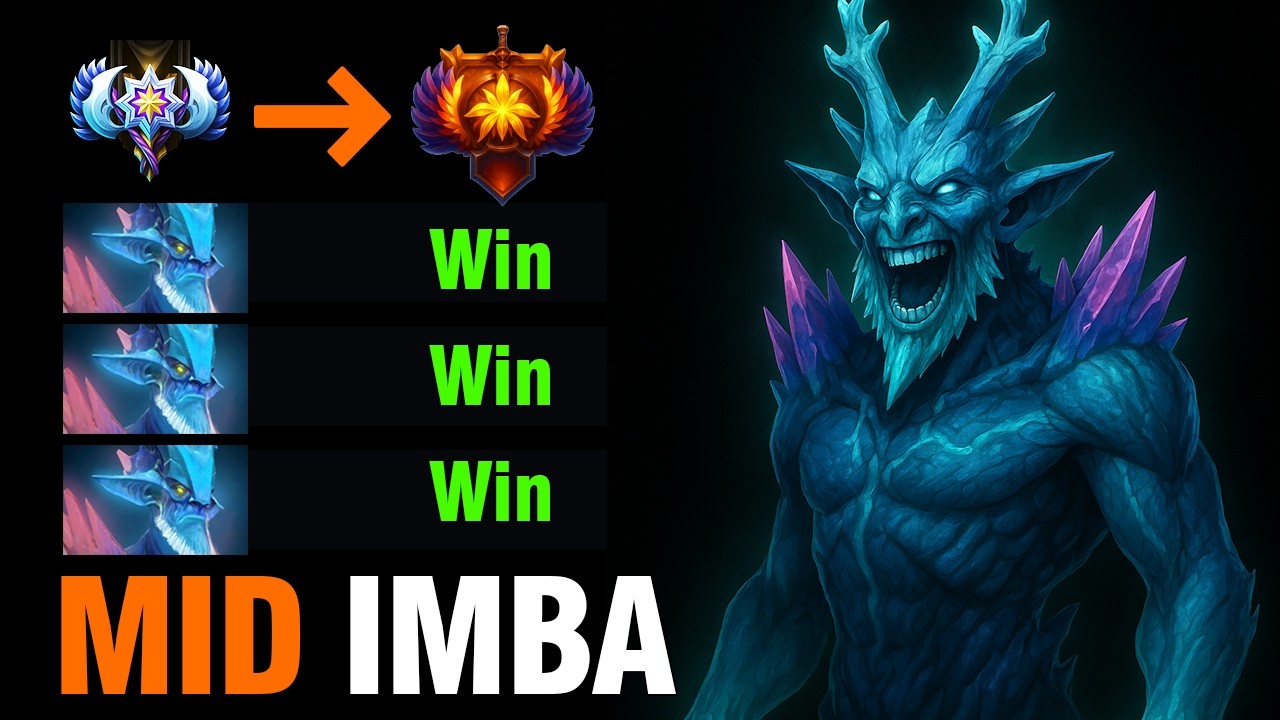 IMBA Leshrac MID &ndash; Free Wins & Fast MMR Climb | Dota 2 Patch 7.40c