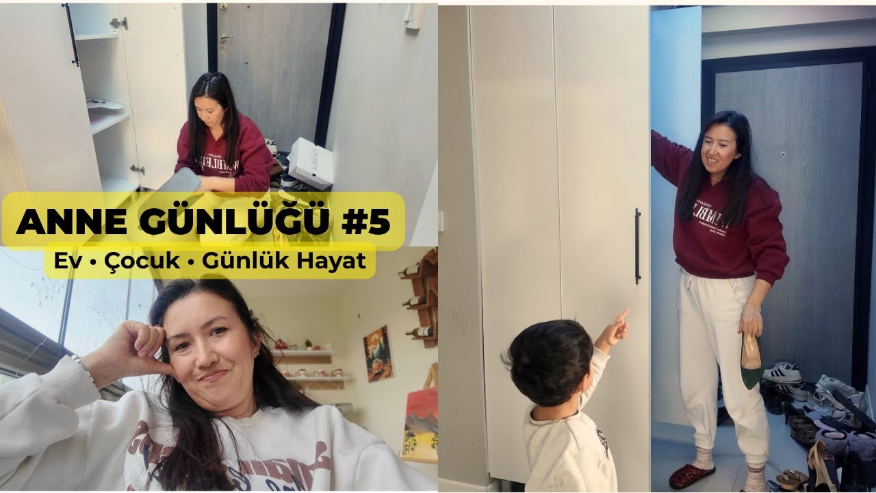 Anne Günlüğü #5 | Günlük Rutin, Ev Toplama, Pazar, Sohbet ve Pırasa Yemeği
