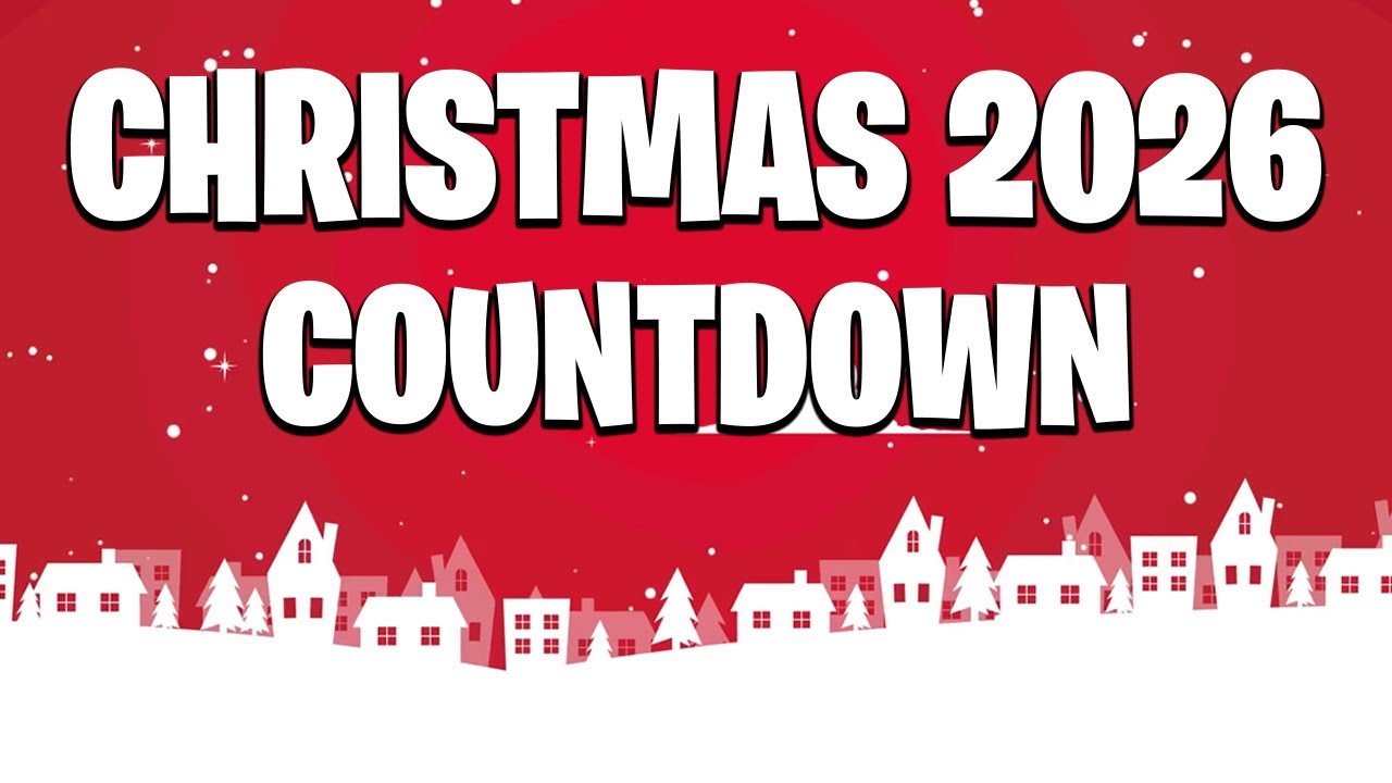 CHRISTMAS COUNTDOWN LIVE - HOW LONG UNTIL CHRISTMAS 2026?