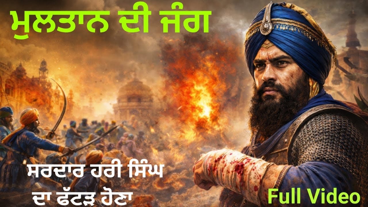 “ਬਾਂਹ ਫੱਟ ਗਈ… ਫਿਰ ਵੀ ਜੰਗ ਨਹੀਂ ਰੁਕੀ! | ਮੁਲਤਾਨ ਦੀ ਜੰਗ”⚔️