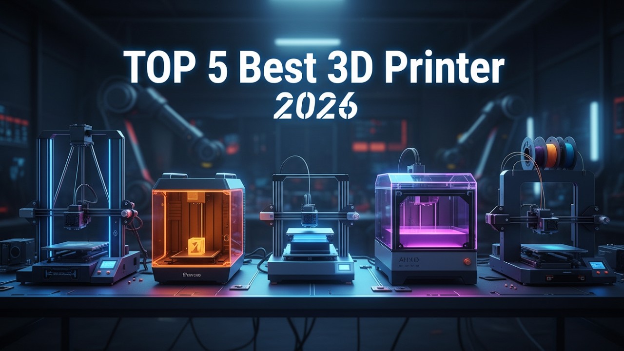 Top 5 Best 3D Printers in 2026 (For Beginners & Pros)