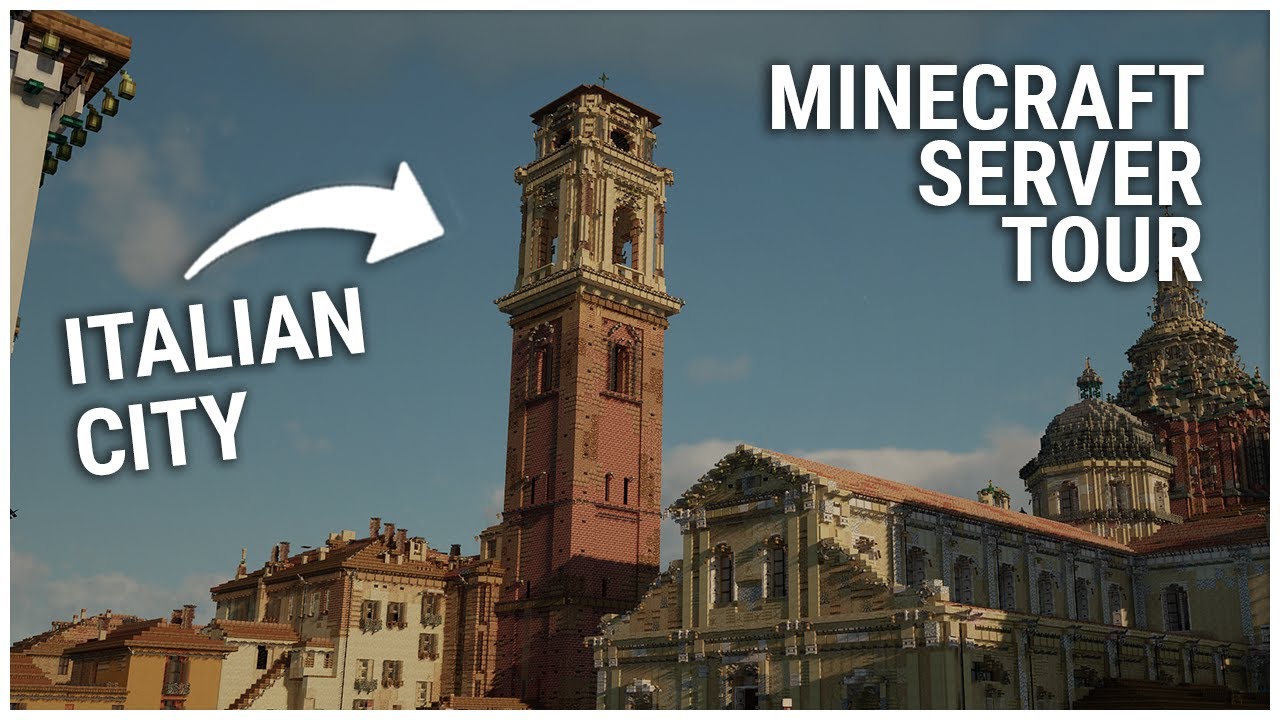 Итальянская архитектура оживает в Minecraft | Обновление сервера Terra 1912
