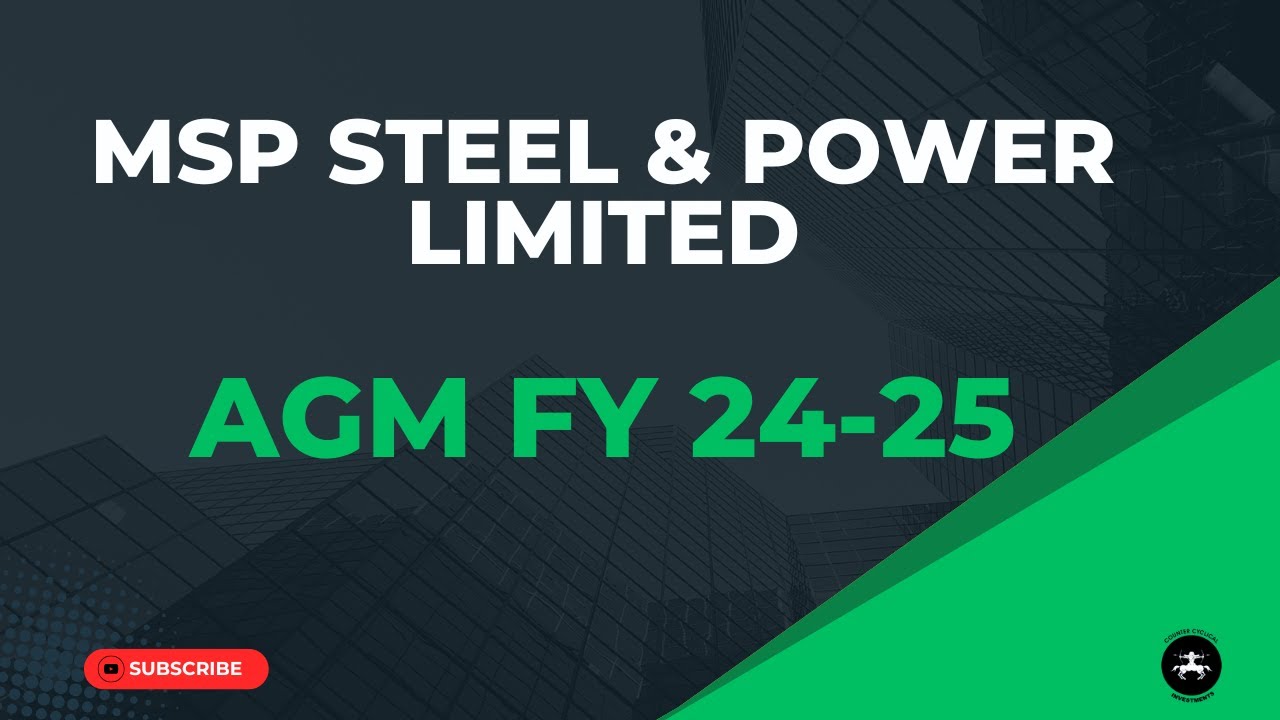 MSP Steel & Power Limited AGM FY 24-25
