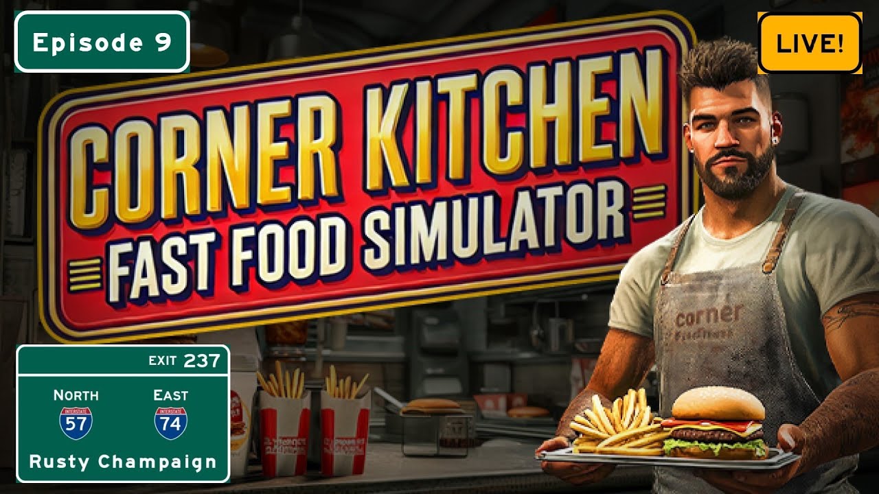 Corner Kitchen Fast Food Simulator UPDATE Live! - Almost Everything Is Smarter!  Episode 9
