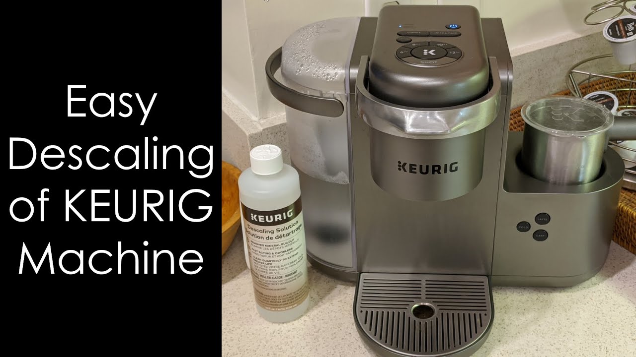 Как очистить и удалить накипь в кофемашине Keurig K-Cafe
