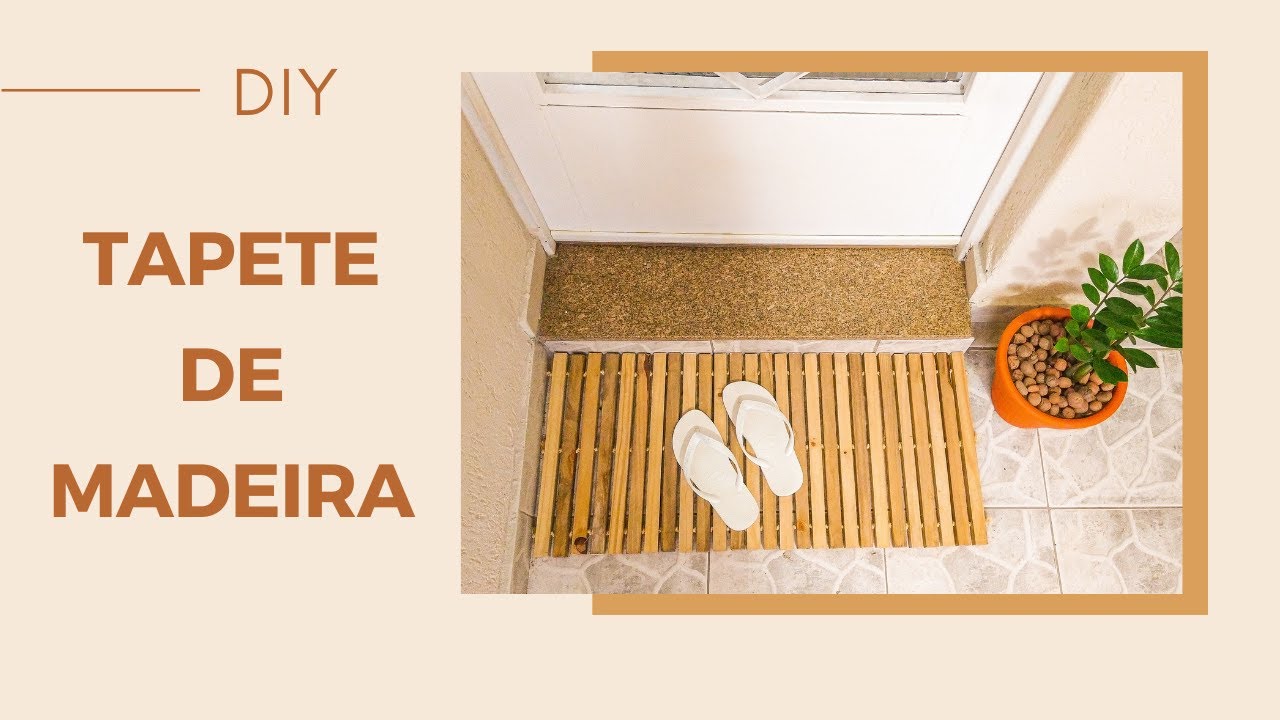 DIY | Tapete de Madeira