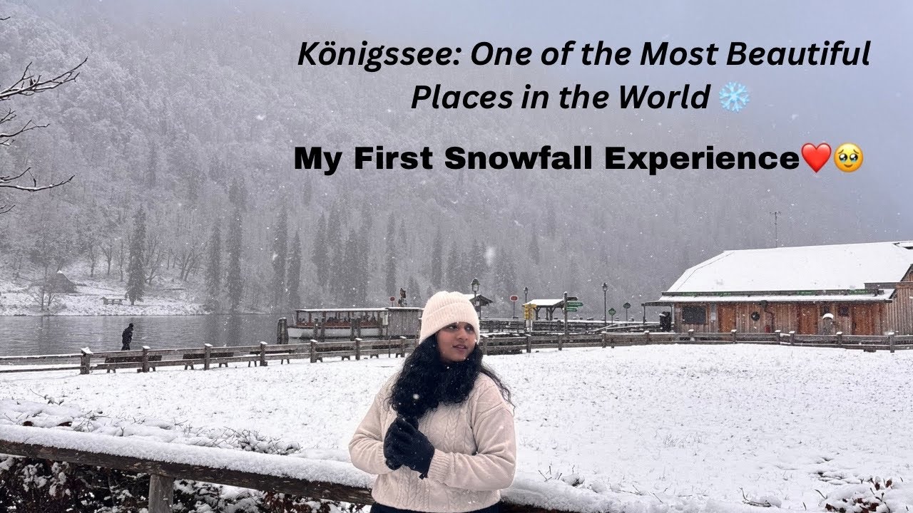My First Snow Experience at Königsee, Bavaria🇩🇪| Kannada vlogs | Student in Germany| Bengaluru hudgi