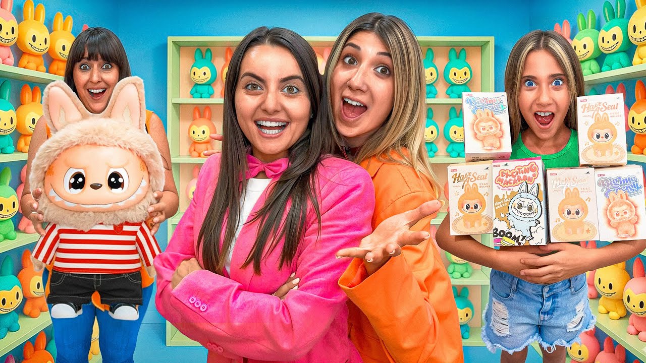 HO APERTO UN NEGOZIO DI LABUBU NELLA VITA REALE CON GIADA E MAMMA CHALLENGE PER 24 ORE!