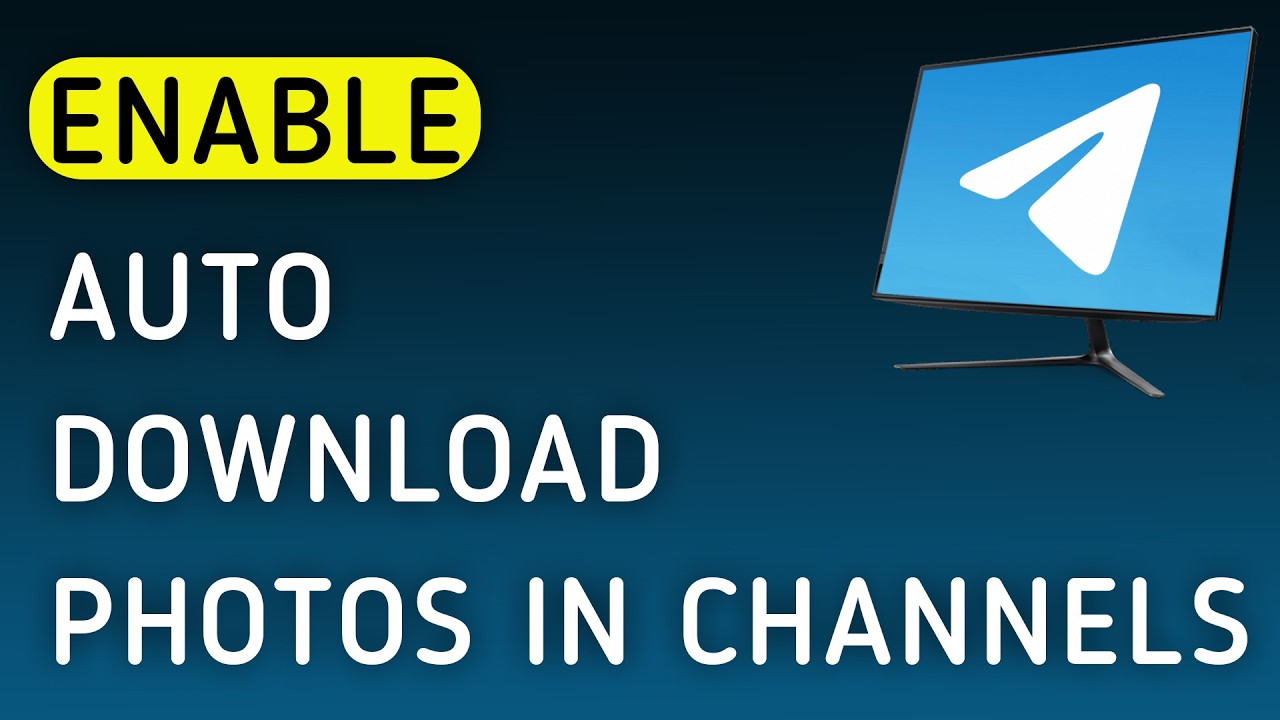 How To Enable Automatically Download Photos In Channels On Telegram App On PC (New Update)