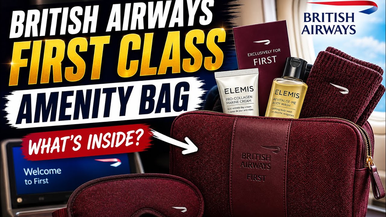 Что входит в дорожный набор для пассажиров первого класса British Airways?