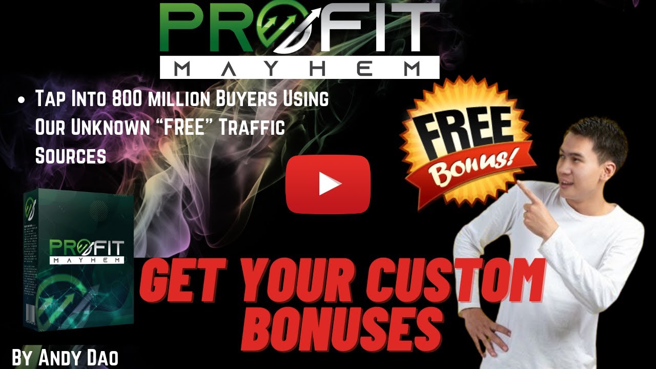 Profit Mayhem Review❌  DO NOT PURCHASE ❌ THIS PRODUCT⛑️ WITHOUT MY ⛑️ AWESOME BONUSES⛑️