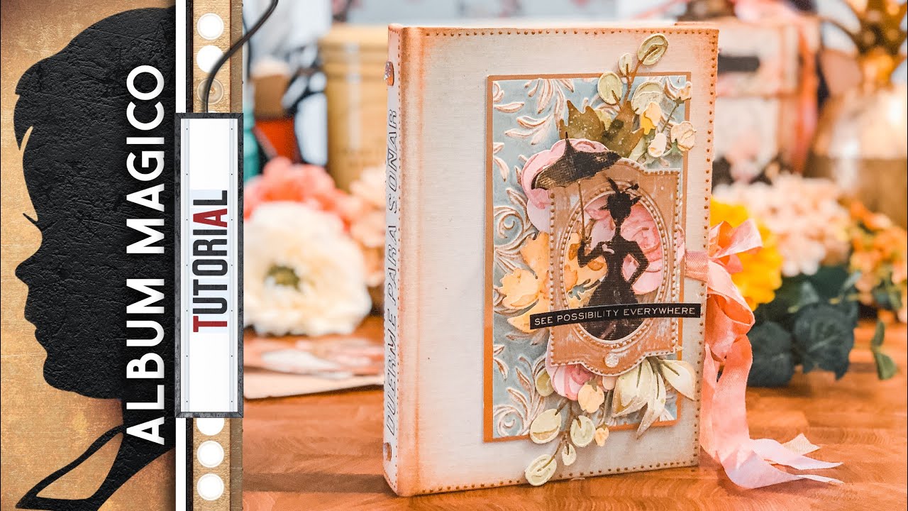 Tutorial Álbum Scrapbook Mágico Mary Poppins